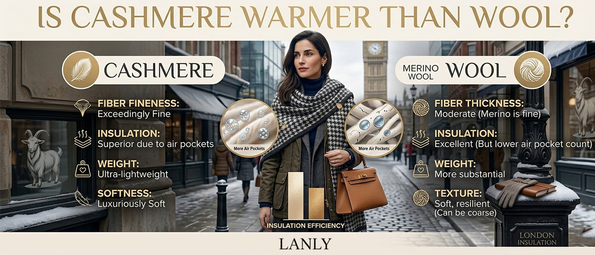Is Cashmere Warmer Than Wool?