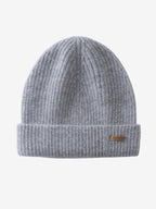 LANLY 100% Pure Cashmere Ribbed Beanie - OEM/ODM Double Layer Unisex Knit Hat for Private Label Luxury Brands
