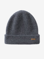 LANLY 100% Pure Cashmere Ribbed Beanie - OEM/ODM Double Layer Unisex Knit Hat for Private Label Luxury Brands