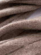 LANLY 100% Cashmere Leg Warmers | Thick Mongolia Cashmere Thermal Ribbed Knit Slouchy Boot Cuffs