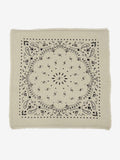 Lanly Cashmere Bandana Scarf - 100% Premium Printed Paisley Square Wrap