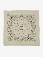 Lanly Cashmere Bandana Scarf - 100% Premium Printed Paisley Square Wrap