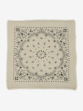 Lanly Cashmere Bandana Scarf - 100% Premium Printed Paisley Square Wrap