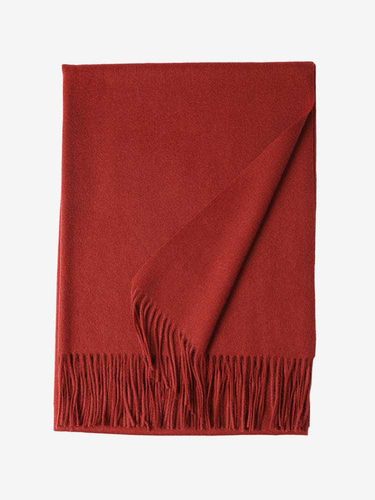 BrickRed-LanlyCashmereMerinoWoolScarf-100_PureWoolLargePashminaWrap-1