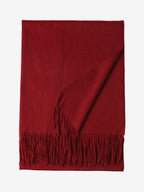 Burgundy-LanlyCashmereMerinoWoolScarf-100_PureWoolLargePashminaWrap-1