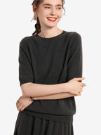 Women_sShortSleeveCashmereSweater