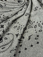 Lanly Cashmere Bandana Scarf - 100% Premium Printed Paisley Square Wrap
