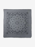 Lanly Cashmere Bandana Scarf - 100% Premium Printed Paisley Square Wrap