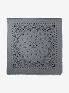 Lanly Cashmere Bandana Scarf - 100% Premium Printed Paisley Square Wrap