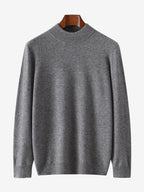 LanlyCashmere Cashmere Mock Neck Sweater – Soft Lightweight Knit Pullover