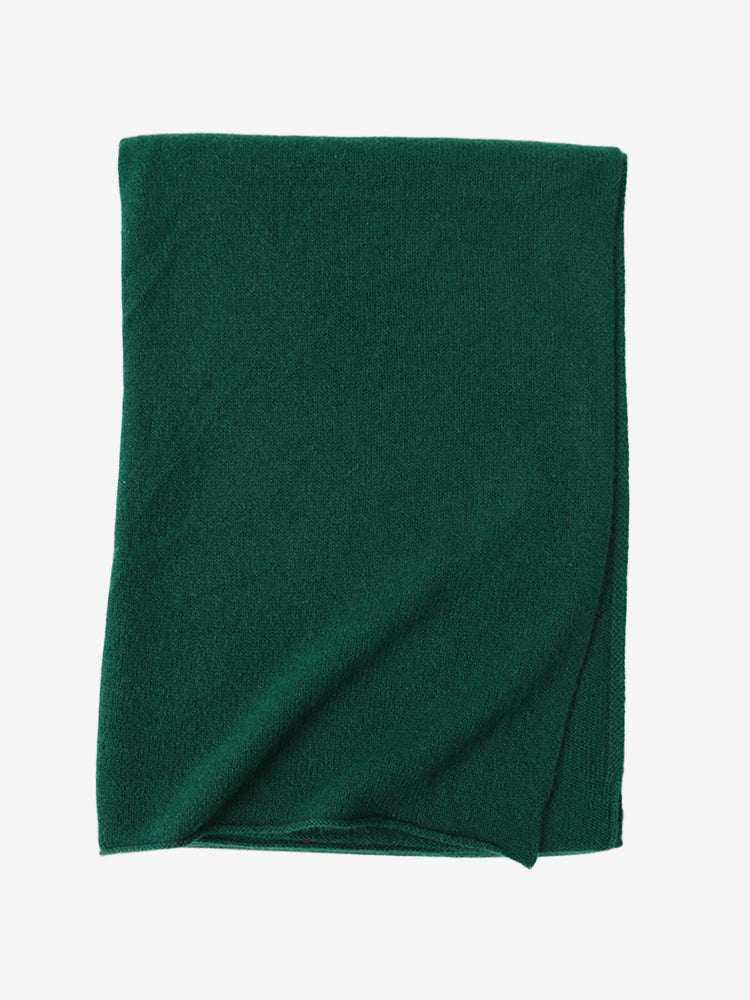 ForestGreen-LanlyCashmereKnitScarf-100_PureLightweightRibbedWrap