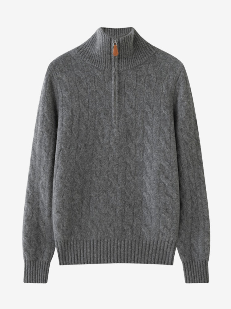 Women_sMongolianCashmereQuarterZipCableKnitSweater