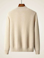 LanlyCashmere Men’s Zip-Up Cashmere Sweater 