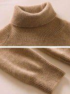 LanlyCashmere Women's Slim Fit Cashmere Turtleneck Sweater