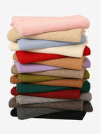 Lanly Cashmere Knit Scarf - 100% Pure Lightweight Ribbed Wrap