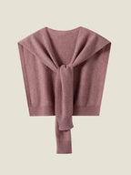 LanlyCashmere Pure Cashmere Knitted Shawl Outerwear – Soft Lightweight Wrap-14