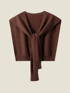 LanlyCashmere Pure Cashmere Knitted Shawl Outerwear – Soft Lightweight Wrap-4