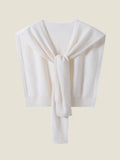 LanlyCashmere Pure Cashmere Knitted Shawl Outerwear – Soft Lightweight Wrap-8
