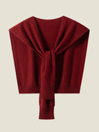 LanlyCashmere Pure Cashmere Knitted Shawl Outerwear – Soft Lightweight Wrap-10