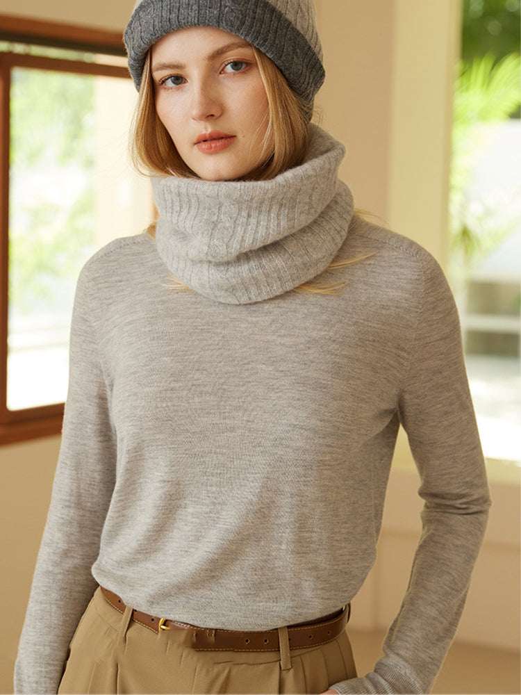 LanlyCashmere Women's Cashmere Neck Warmer Infinity Scarf