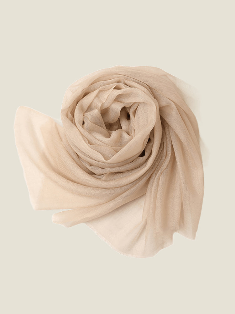 LanlyCashmere Women’s Lightweight Cashmere Scarf – Soft Sheer Shawl Wrap