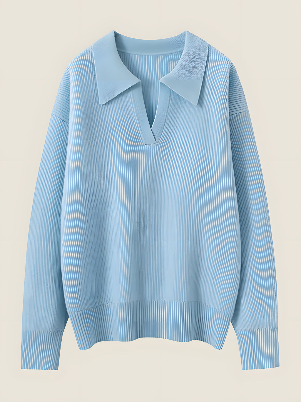 LanlyCashmere Damen V-Ausschnitt Kaschmirpullover – Weicher, luxuriöser Strickpullover mit Kragen