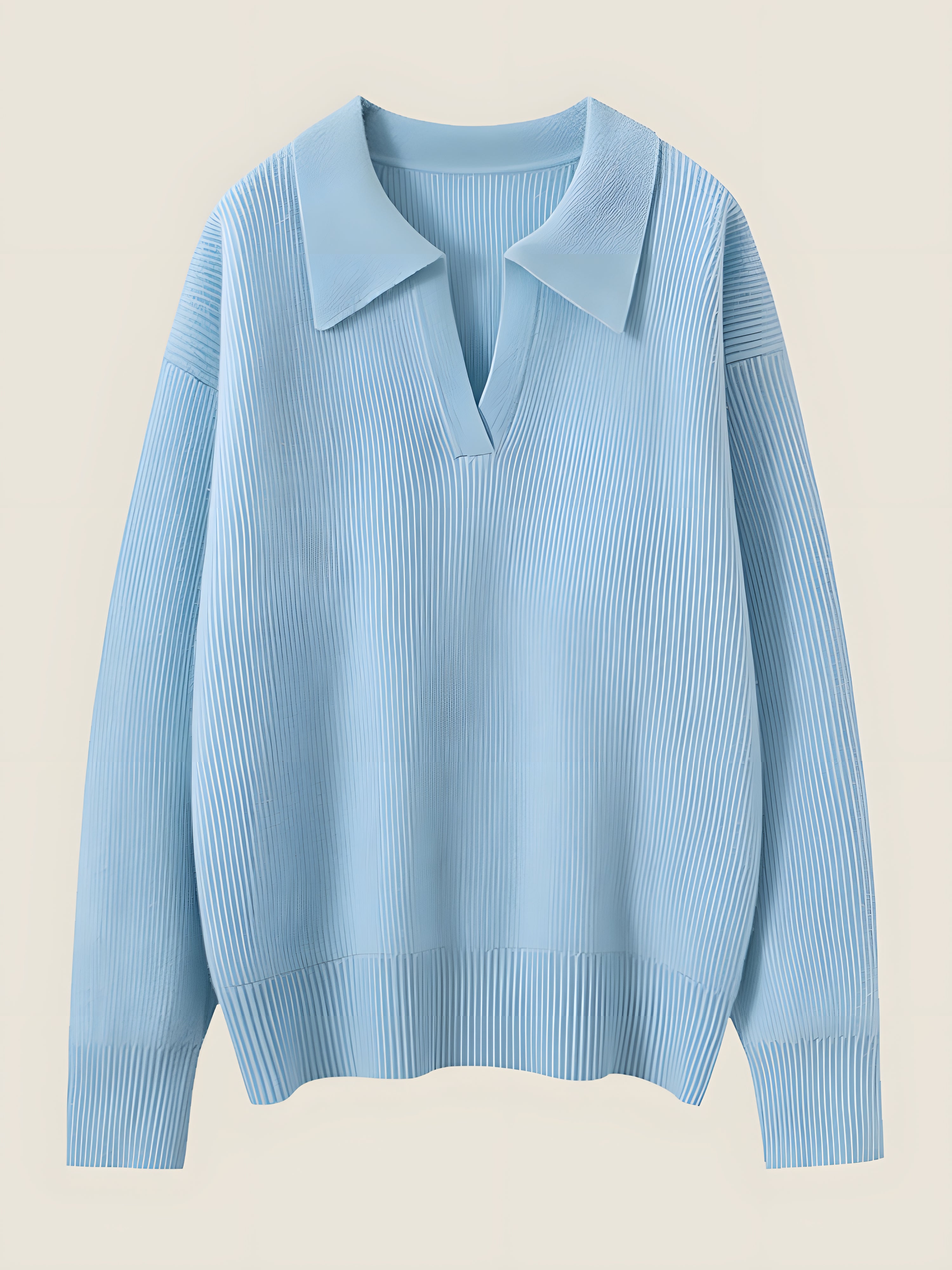 LanlyCashmere Women’s V-Neck Cashmere Sweater – Soft Luxury Collared Knit Pullover