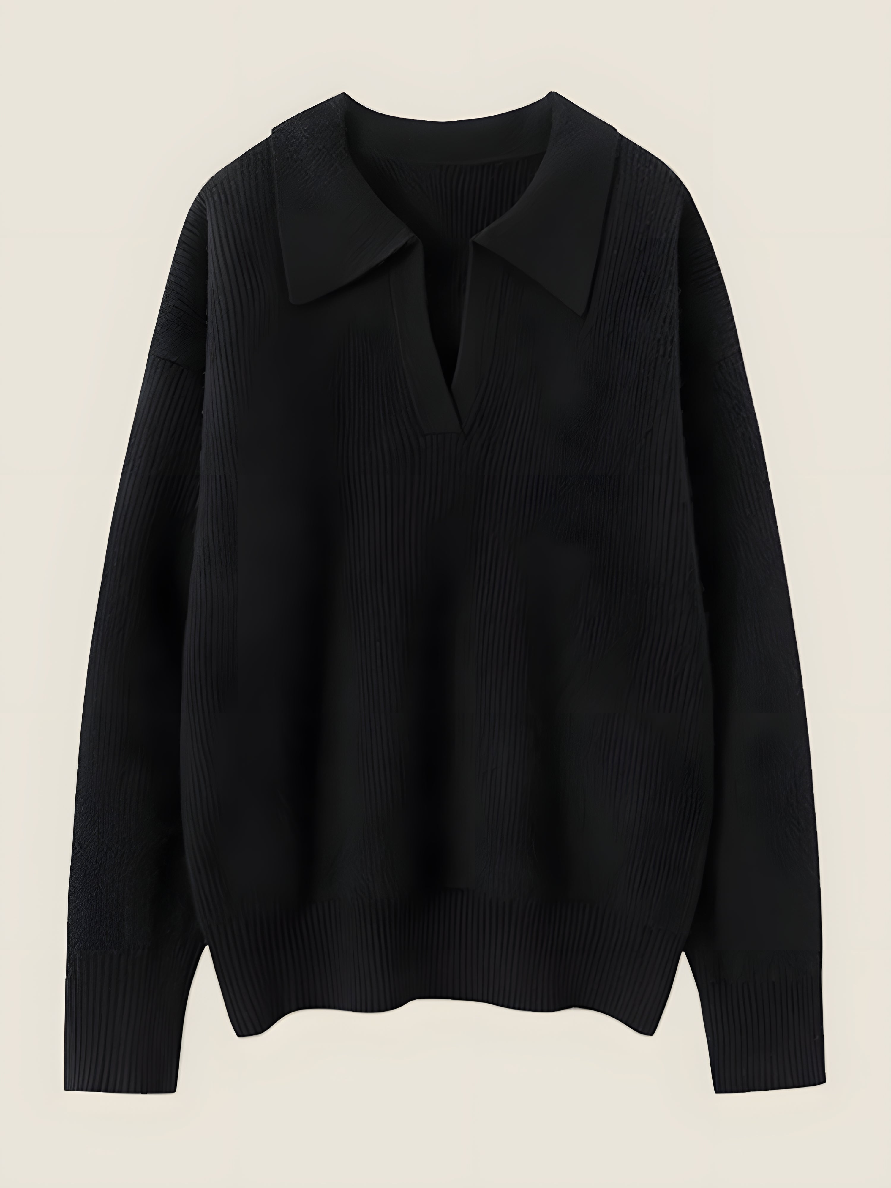 LanlyCashmere Women’s V-Neck Cashmere Sweater – Soft Luxury Collared Knit Pullover