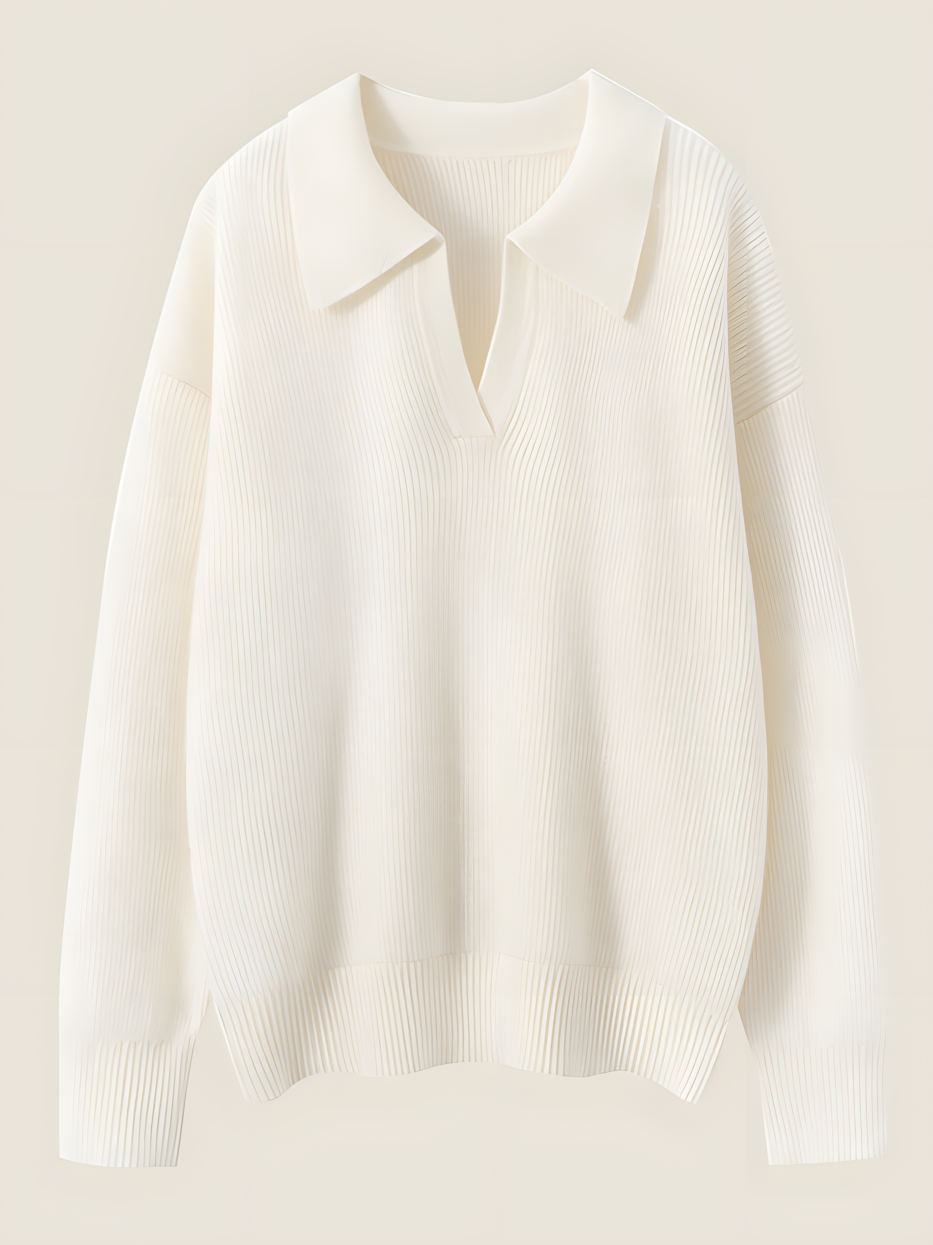 LanlyCashmere Women’s V-Neck Cashmere Sweater – Soft Luxury Collared Knit Pullover