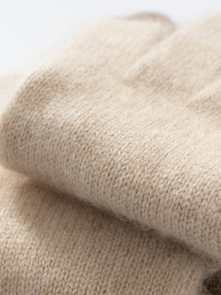 LanlyCashmere Best 100% Cashmere Gloves for Women with touchscreen