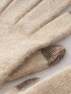 LanlyCashmere Best 100% Cashmere Gloves for Women with touchscreen