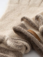 LanlyCashmere Best 100% Cashmere Gloves for Women with touchscreen