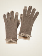 LanlyCashmere Best 100% Cashmere Gloves for Women with touchscreen