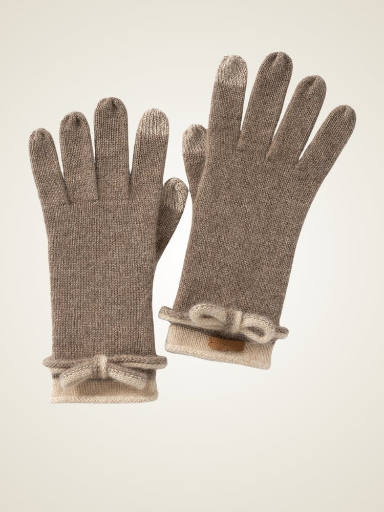LanlyCashmere Best 100% Cashmere Gloves for Women with touchscreen