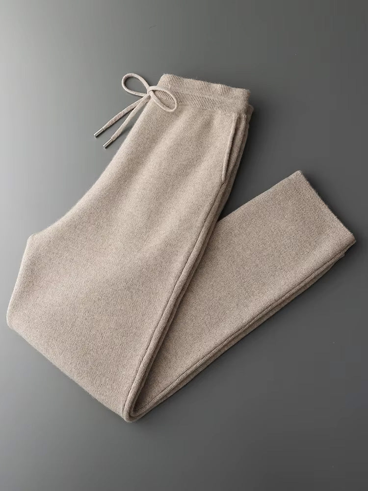 LanlyCashmere Men's Cashmere Blazer and Pants Set Luxury Tracksuit