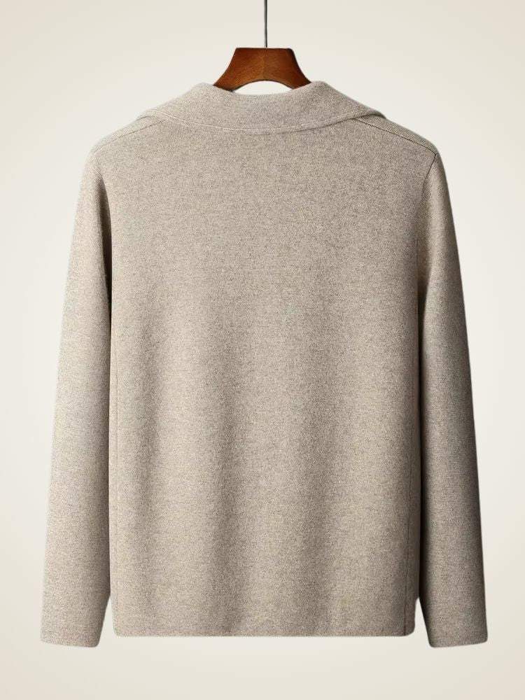 LanlyCashmere Men's Cashmere Blazer and Pants Set Luxury Tracksuit