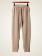 LanlyCashmere Men's Cashmere Hoodie Set Zip Knit Tracksuit