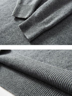 LanlyCashmere Men’s Cashmere Sweater – Classic Crew Neck Knit Pullover