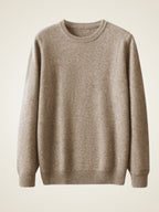 LanlyCashmere Men’s Classic Crew Neck Cashmere Sweater