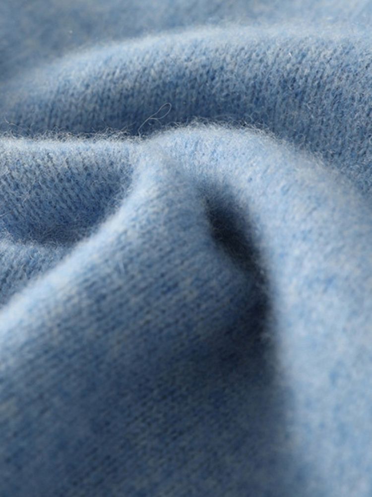 LanlyCashmere Men’s Classic Crew Neck Cashmere Sweater