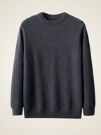 LanlyCashmere Men’s Classic Crew Neck Cashmere Sweater