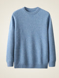 LanlyCashmere Men’s Classic Crew Neck Cashmere Sweater