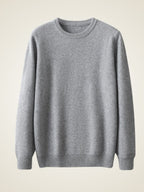 LanlyCashmere Men’s Classic Crew Neck Cashmere Sweater