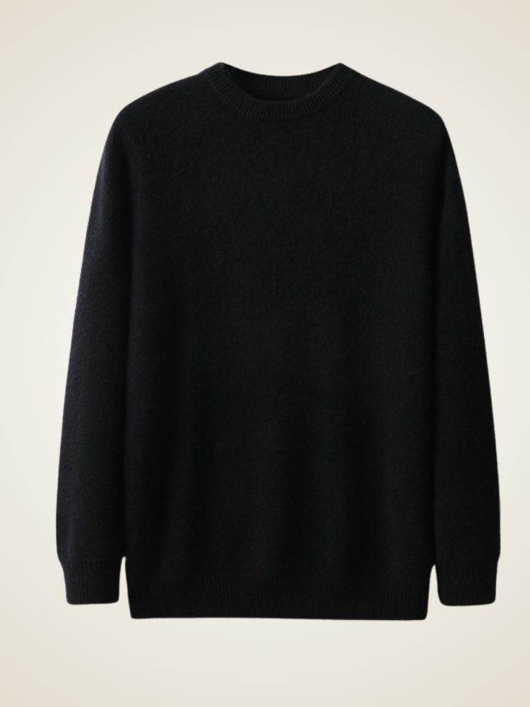LanlyCashmere Men’s Classic Crew Neck Cashmere Sweater