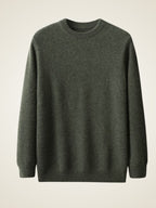 LanlyCashmere Men’s Classic Crew Neck Cashmere Sweater