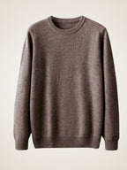 LanlyCashmere Men’s Classic Crew Neck Cashmere Sweater