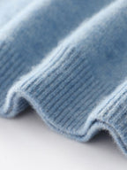 LanlyCashmere Men’s Mock Neck Cashmere Sweater – Lightweight Luxury Knit