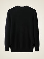 LanlyCashmere Men’s Mock Neck Cashmere Sweater – Lightweight Luxury Knit
