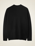 LanlyCashmere Men’s Mock Neck Cashmere Sweater – Lightweight Luxury Knit Pullover