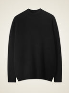 LanlyCashmere Men’s Mock Neck Cashmere Sweater – Luxury Knit Pullover